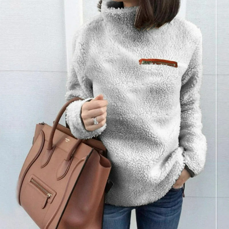 Lovelle™ Pull Col Roulé Ultra Doux et Élégant pour l’Hiver