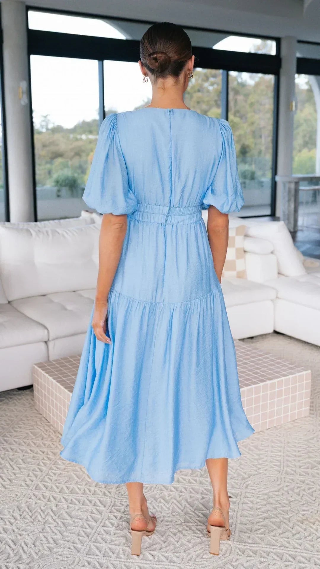 Annalène™ Robe Décolletée Élégante