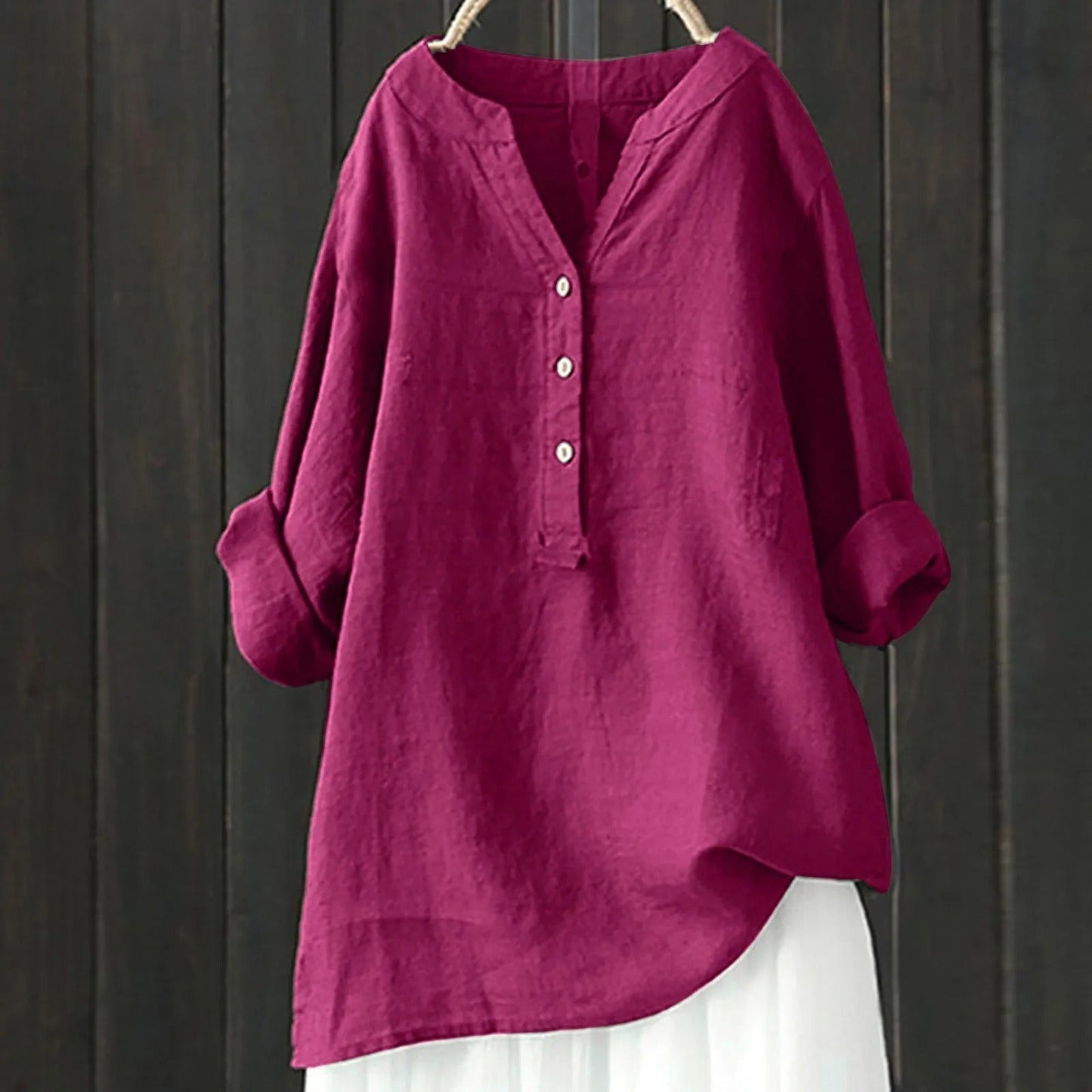 Mikaela™ Blouse Boutonnée