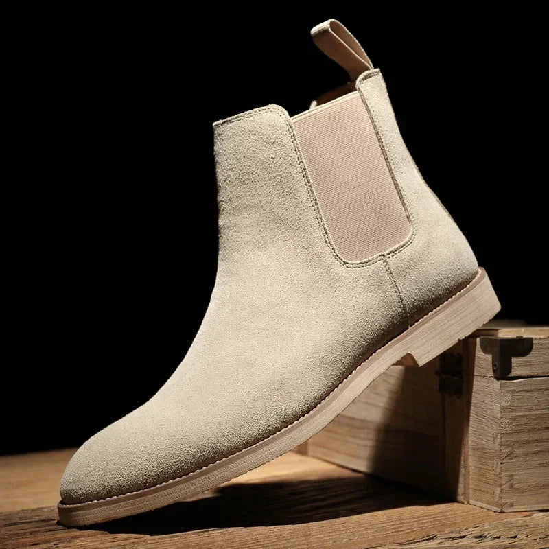 Léandre™ Bottes Chelsea en Daim Doux