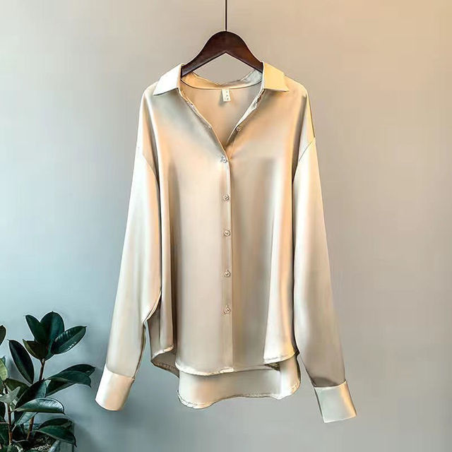Amelia™ Blouse Satinée pour Femmes