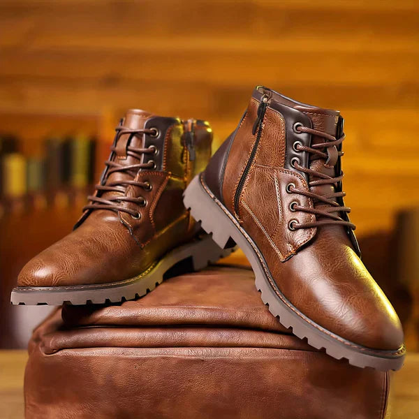 Léon™ Bottes en Cuir Premium