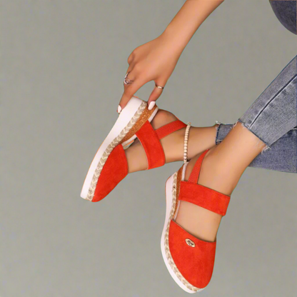 Cassandre™ Sandales Compensées Grandes Tailles