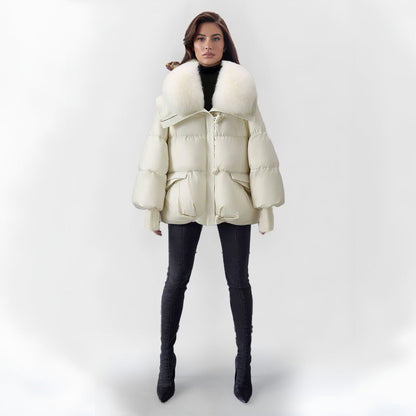 Mona™ Veste Élégante en Fausse Fourrure