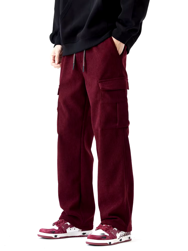 Thibault™ Pantalon Chaud en Velours Côtelé Doublé Polaire
