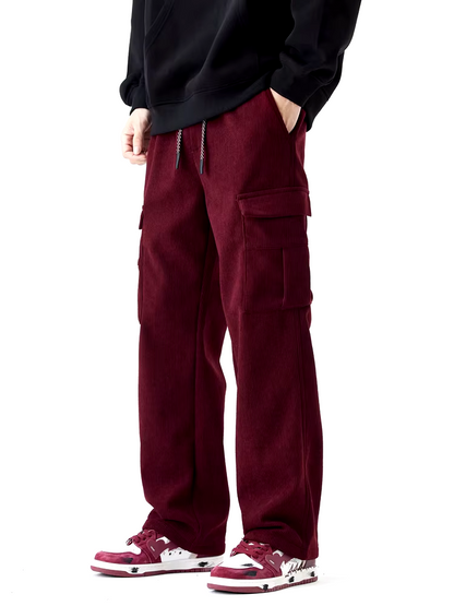 Thibault™ Pantalon Chaud en Velours Côtelé Doublé Polaire
