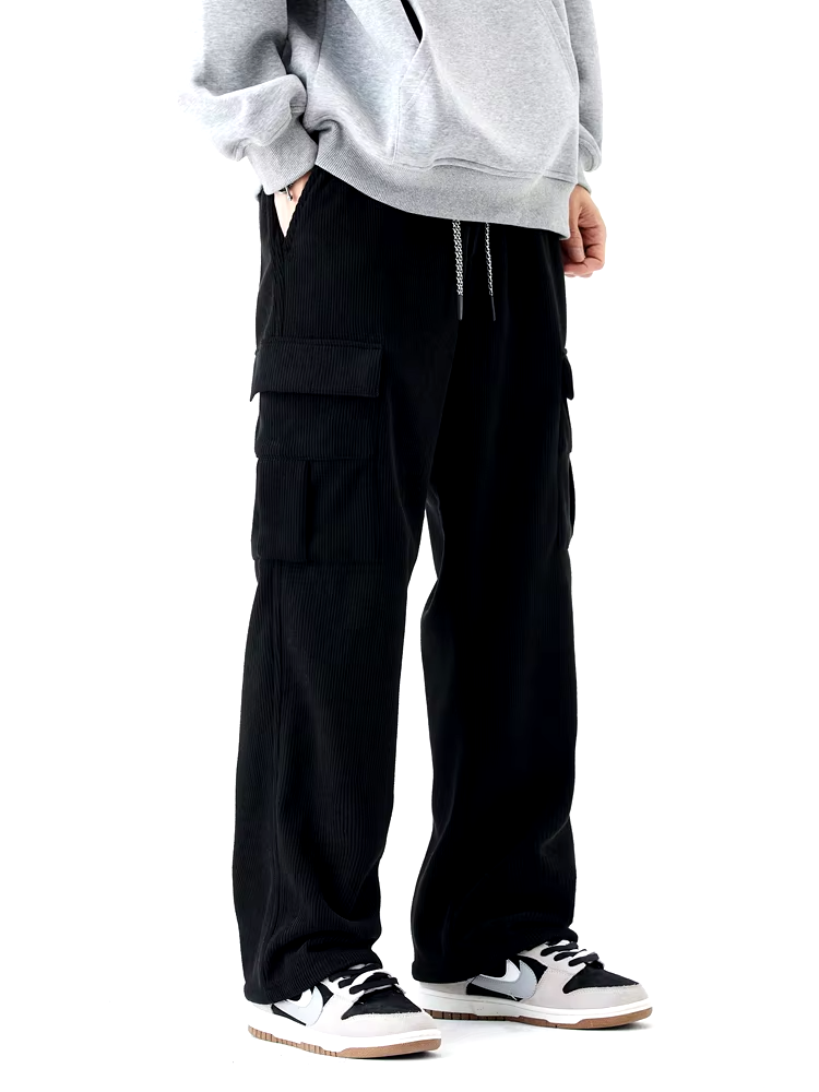 Thibault™ Pantalon Chaud en Velours Côtelé Doublé Polaire