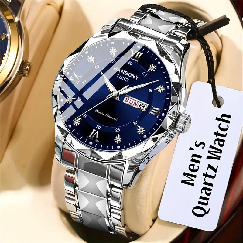 Natanaël™ Montre Quartz Élégante