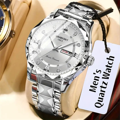 Natanaël™ Montre Quartz Élégante