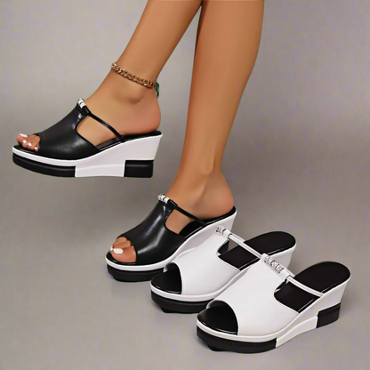 Flavie™ Sandales Orthopédiques à Talons Hauts