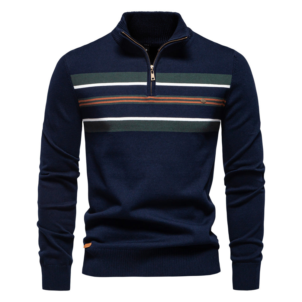 Benny™ Pull Zippé à Rayures