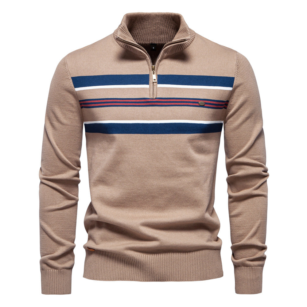 Benny™ Pull Zippé à Rayures