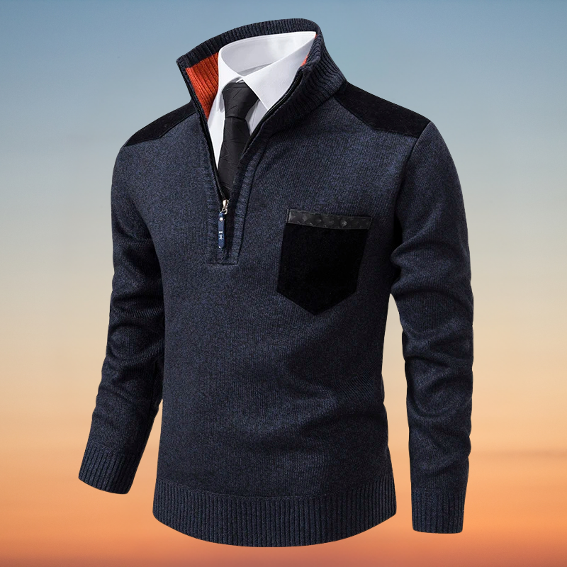 Dumas™ Pull en Cachemire à Fermeture Éclair
