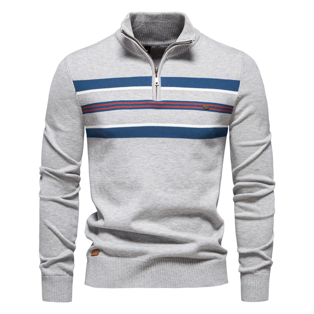 Benny™ Pull Zippé à Rayures