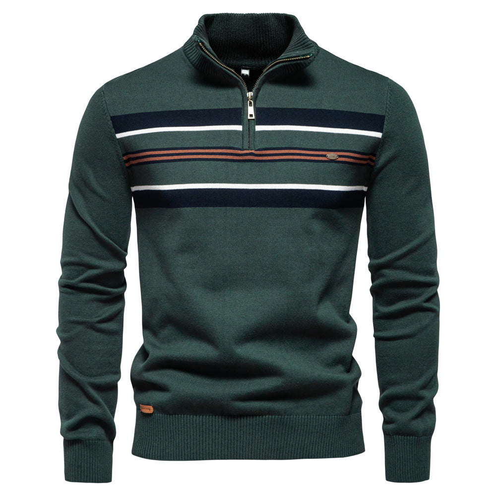 Benny™ Pull Zippé à Rayures