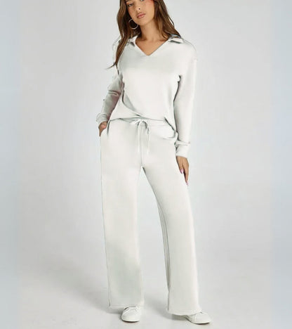 Zandra™ Set Deux Pièces avec Pantalons Évasés