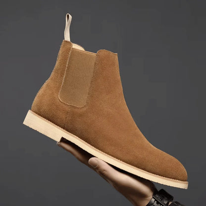 Léandre™ Bottes Chelsea en Daim Doux