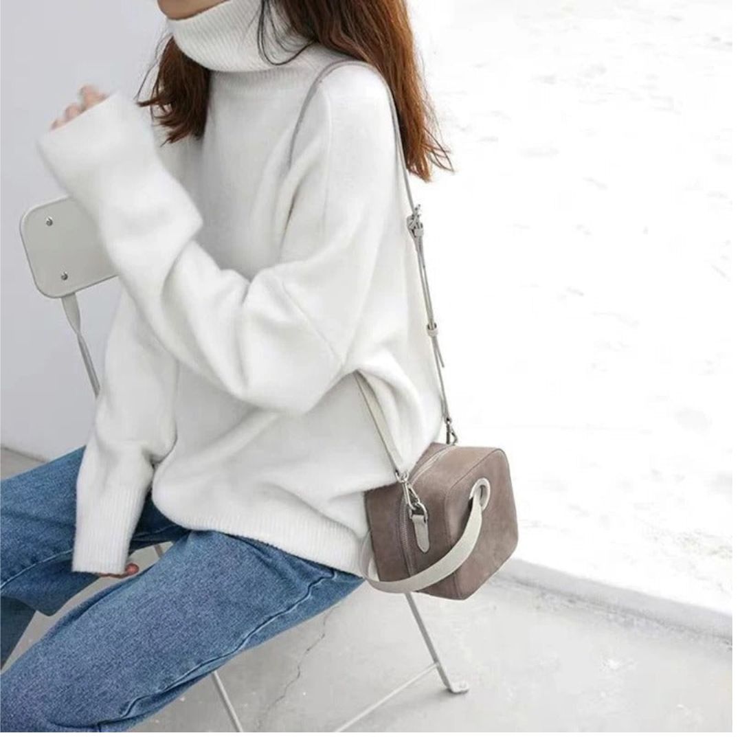 Sara™ Pull Col Roulé Décontracté