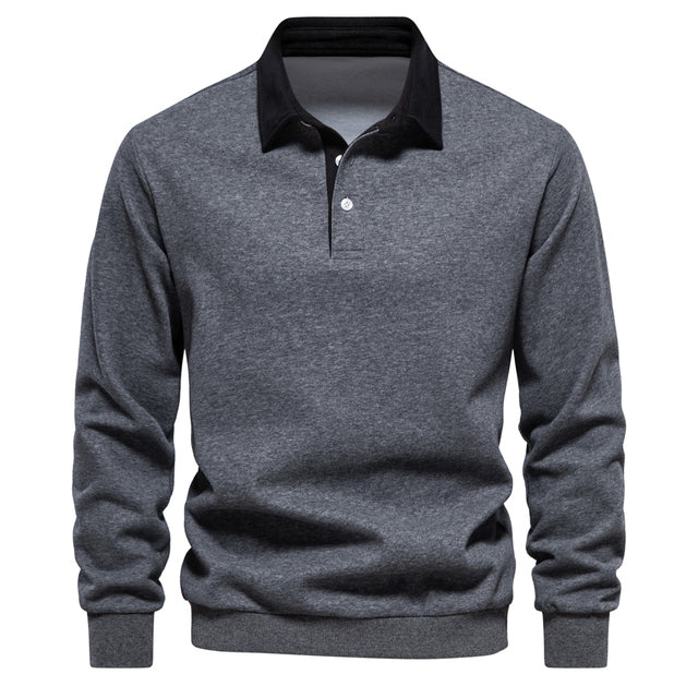 Théo™ Pull Hiver Classique Style Polo