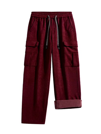 Thibault™ Pantalon Chaud en Velours Côtelé Doublé Polaire