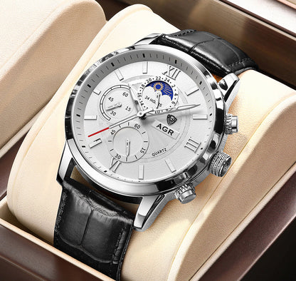 Corby™ Montre en Cuir Luxueuse