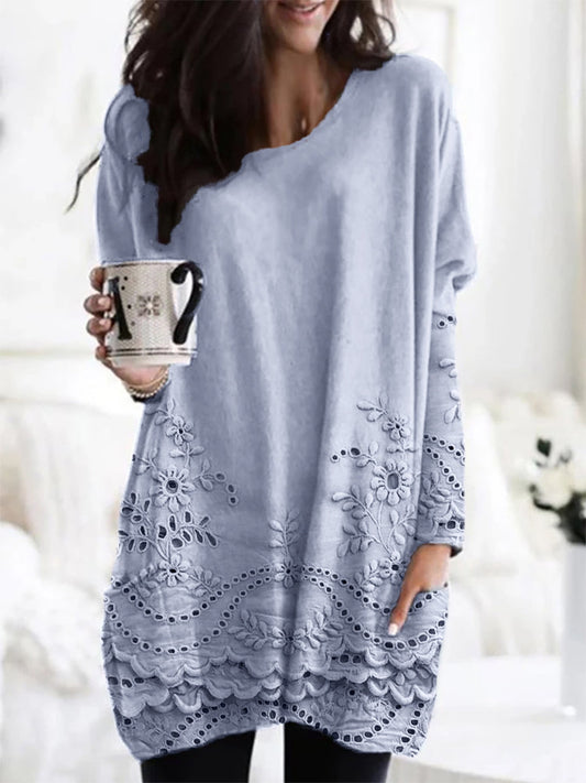 Oriane™ Pull Confortable Imprimé