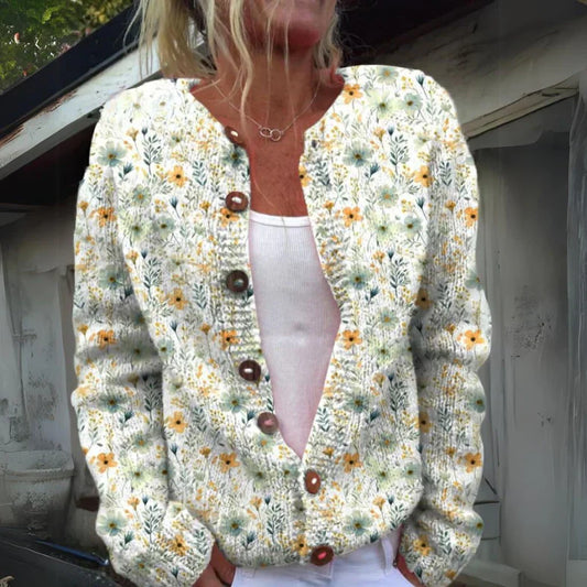Nathalie™ Veste Fleurie Élégante