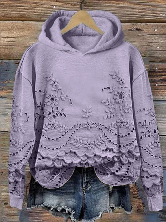 Léana™ Sweat Vintage Fleuri