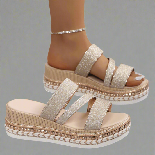 Axelle™ Sandales Compensées Confort Premium