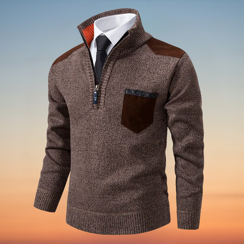 Dumas™ Pull en Cachemire à Fermeture Éclair