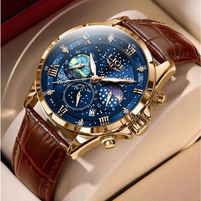 Ryan™ Élégante Montre à Phases de Lune