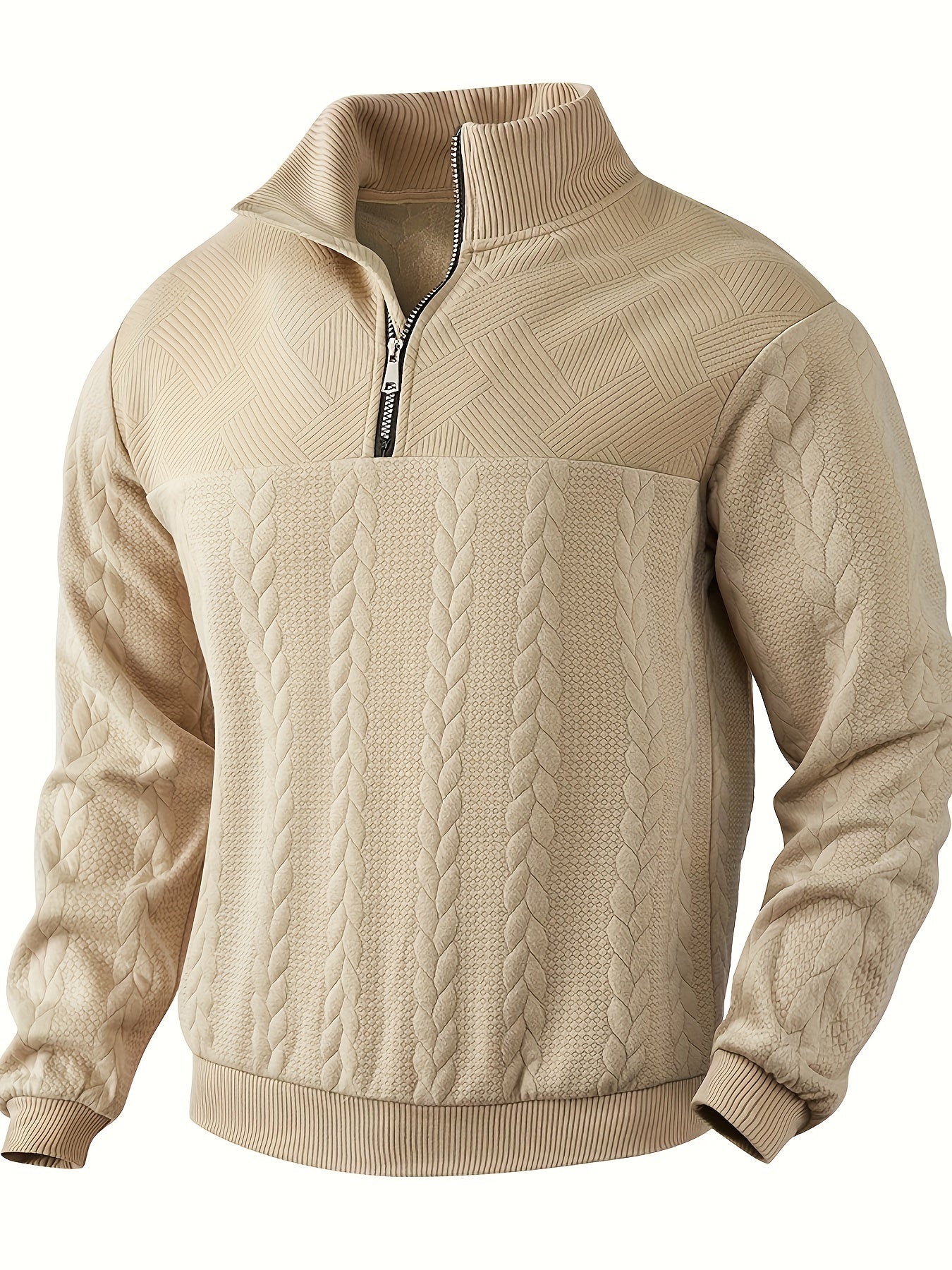 Thomas™ Pull Zippé Vintage pour Hommes