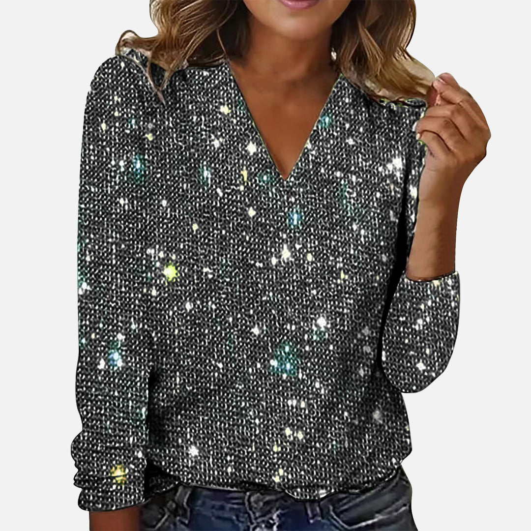 Sigrid™ Blouse à Col en V