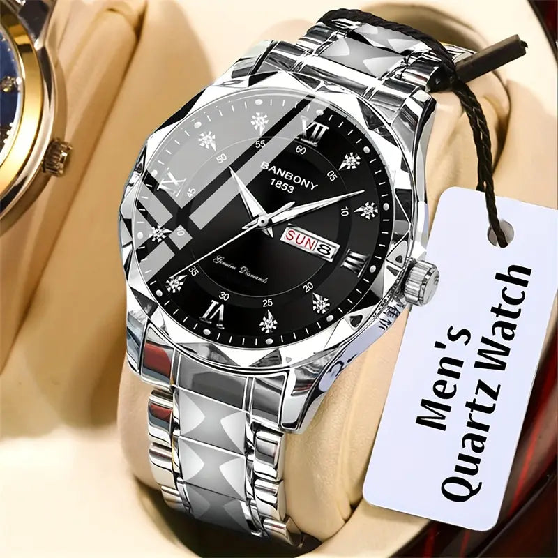 Natanaël™ Montre Quartz Élégante