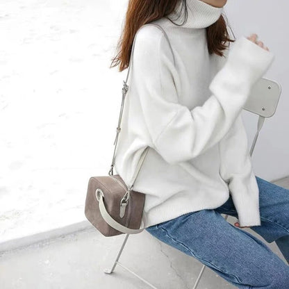 Sara™ Pull Col Roulé Décontracté