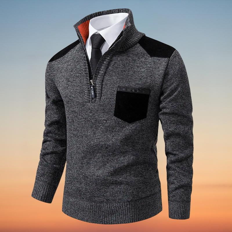 Dumas™ Pull en Cachemire à Fermeture Éclair