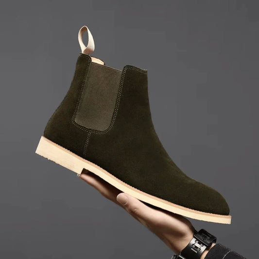 Léandre™ Bottes Chelsea en Daim Doux