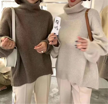 Sara™ Pull Col Roulé Décontracté
