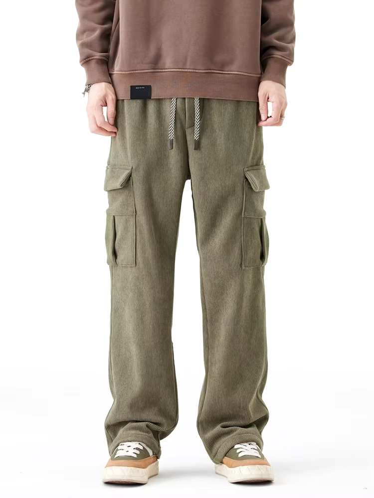 Thibault™ Pantalon Chaud en Velours Côtelé Doublé Polaire