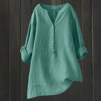 Mikaela™ Blouse Boutonnée