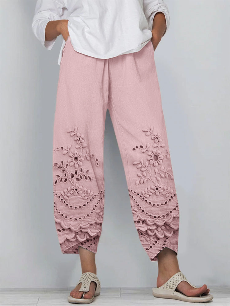 Eléa™ Pantalon en Dentelle Imprimée