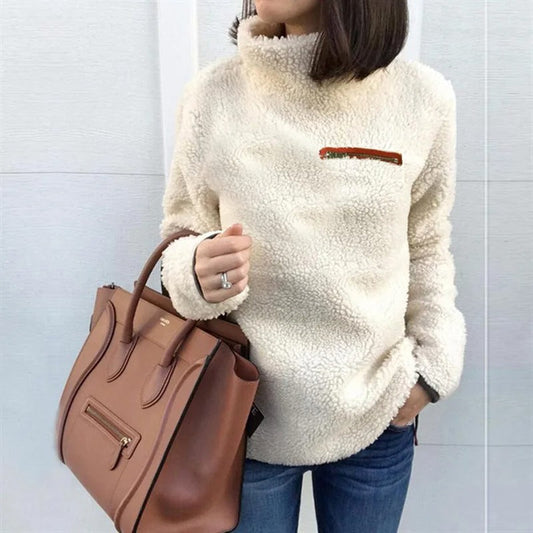 Lovelle™ Pull Col Roulé Ultra Doux et Élégant pour l’Hiver
