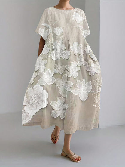 Isabeau™ Élégante Robe à Imprimé Fleuri