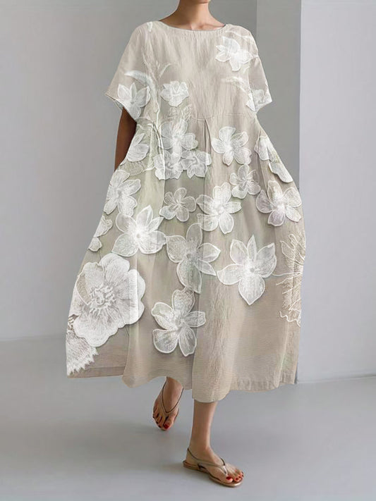 Isabeau™ Élégante Robe à Imprimé Fleuri