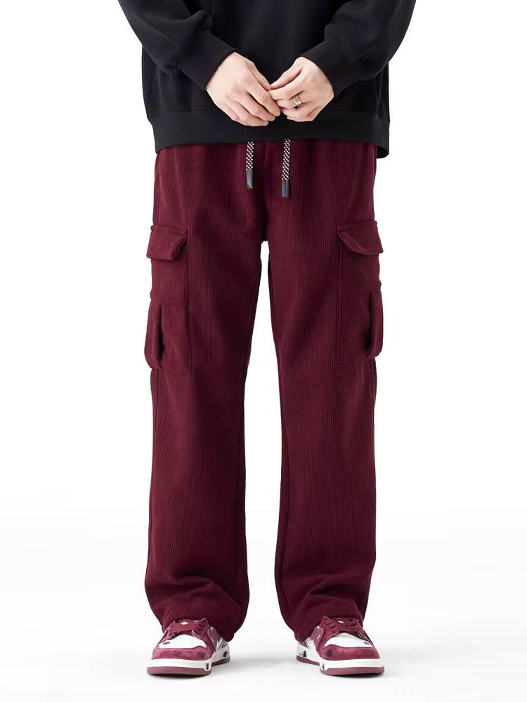Thibault™ Pantalon Chaud en Velours Côtelé Doublé Polaire