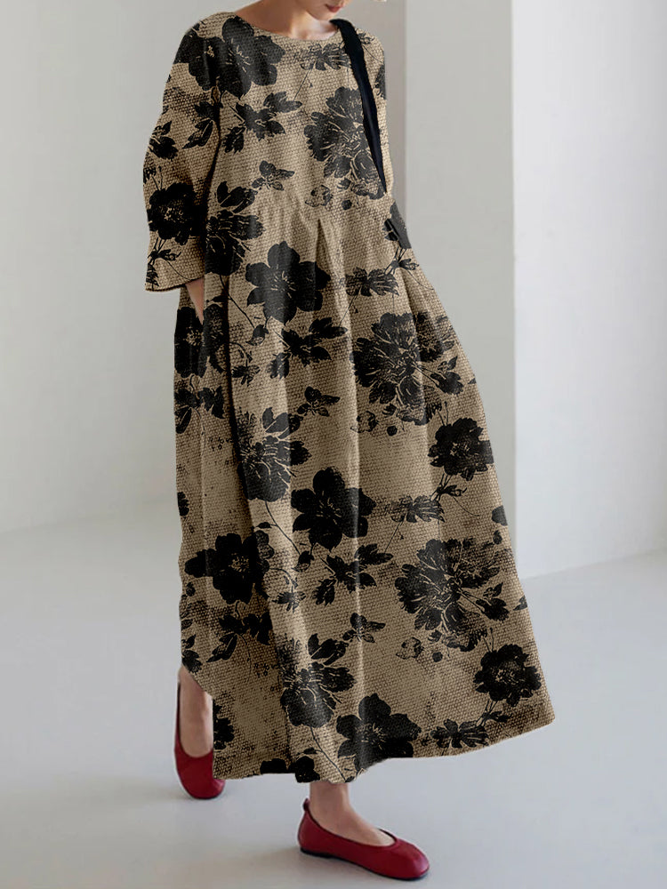 Yseult™ Robe à Imprimé Botanique