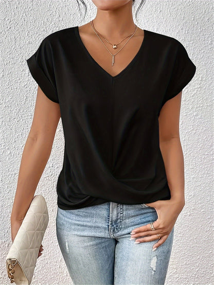 Naïs™ T-shirt Chic à Col en V