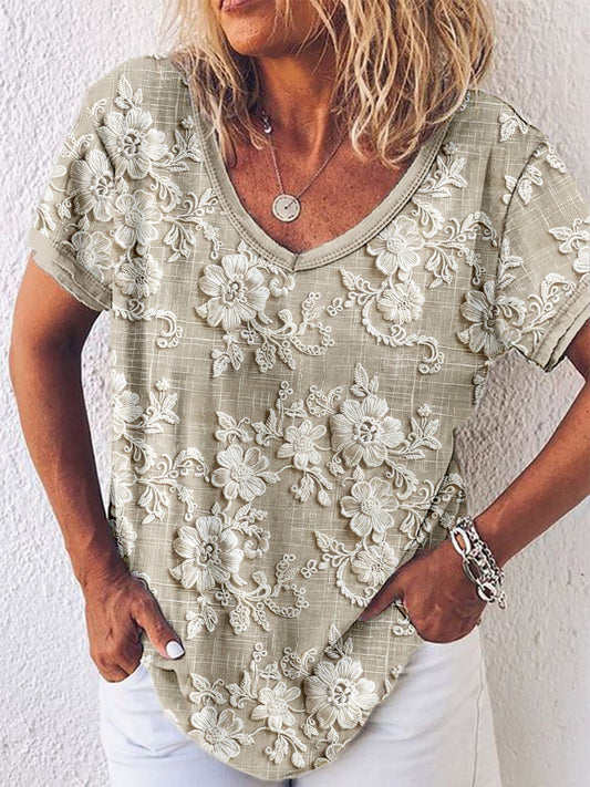 Léocadie™ Top à Imprimé Fleuri