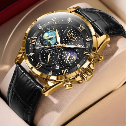 Ryan™ Élégante Montre à Phases de Lune