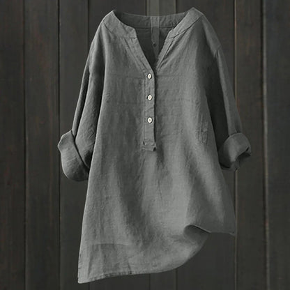 Mikaela™ Blouse Boutonnée